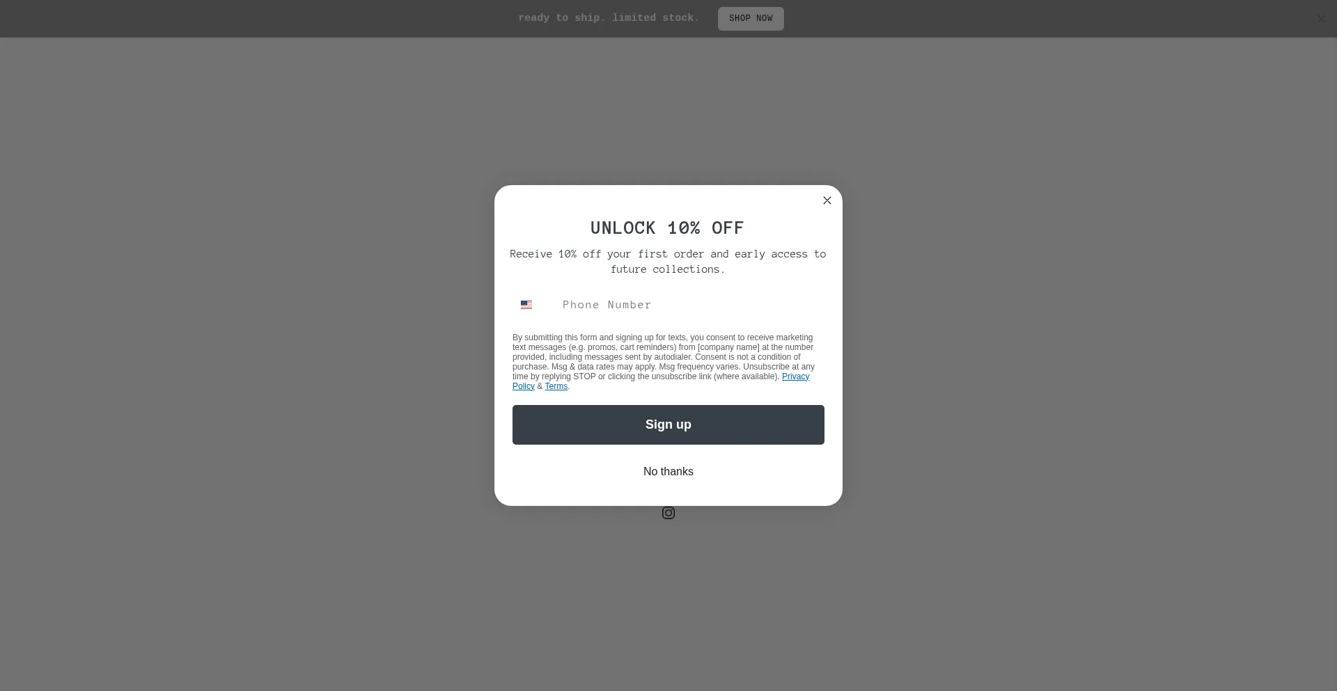 Website screenshot of Soulgallery.store