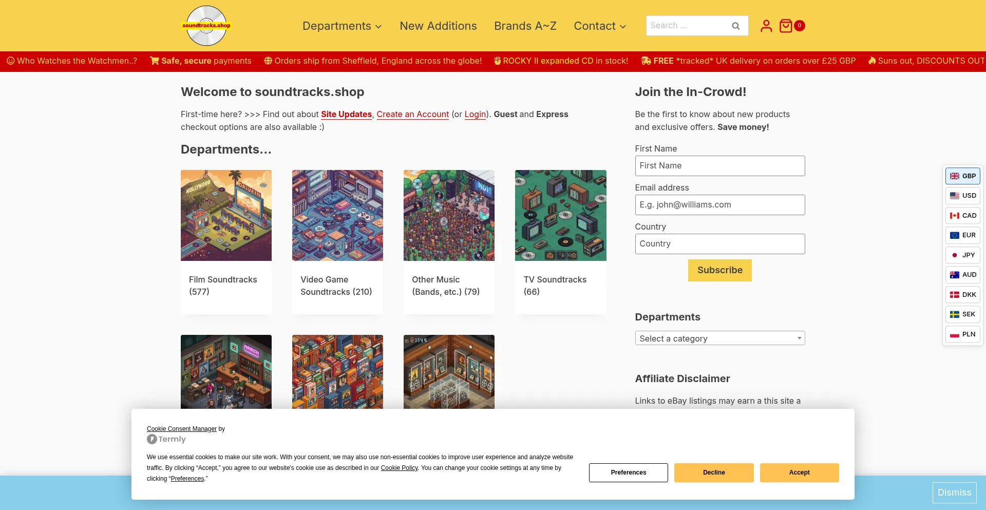Soundtracks.shop