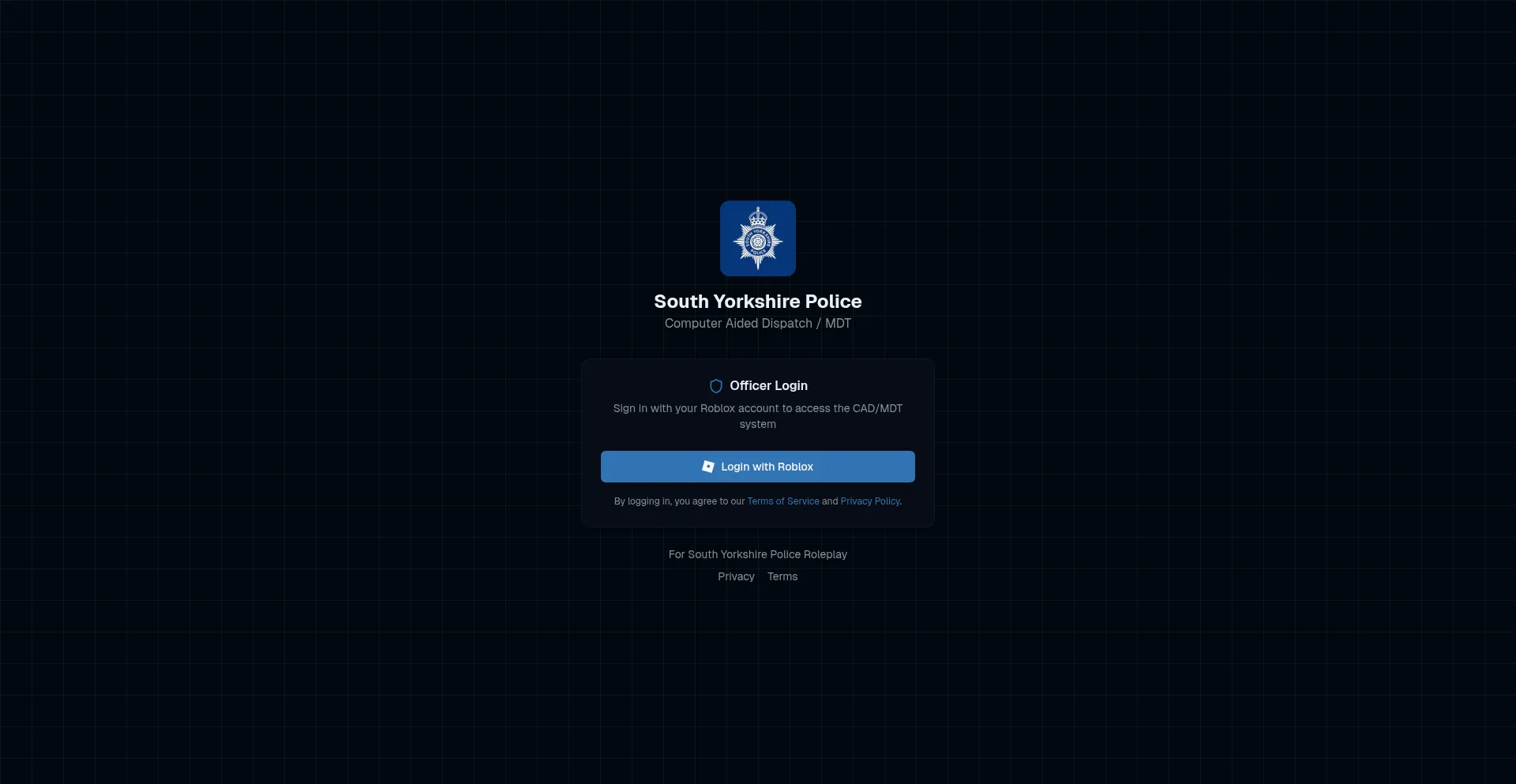 Southyorkshirepolice-roblox.org
