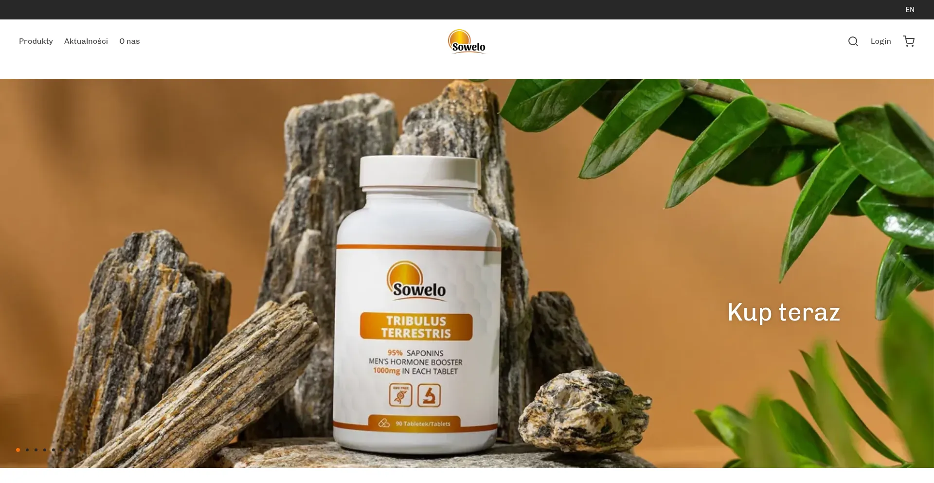 Website screenshot of Sowelonutrition.com