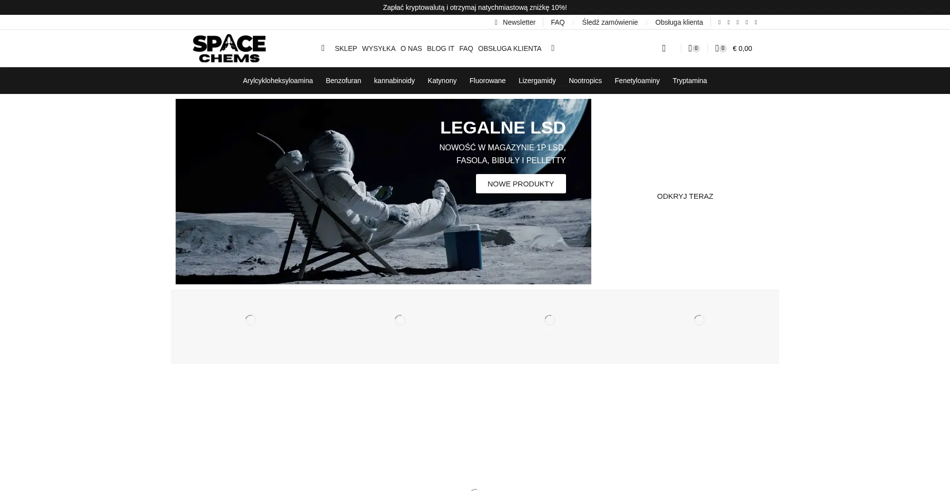 Website screenshot of Spacechems.pl