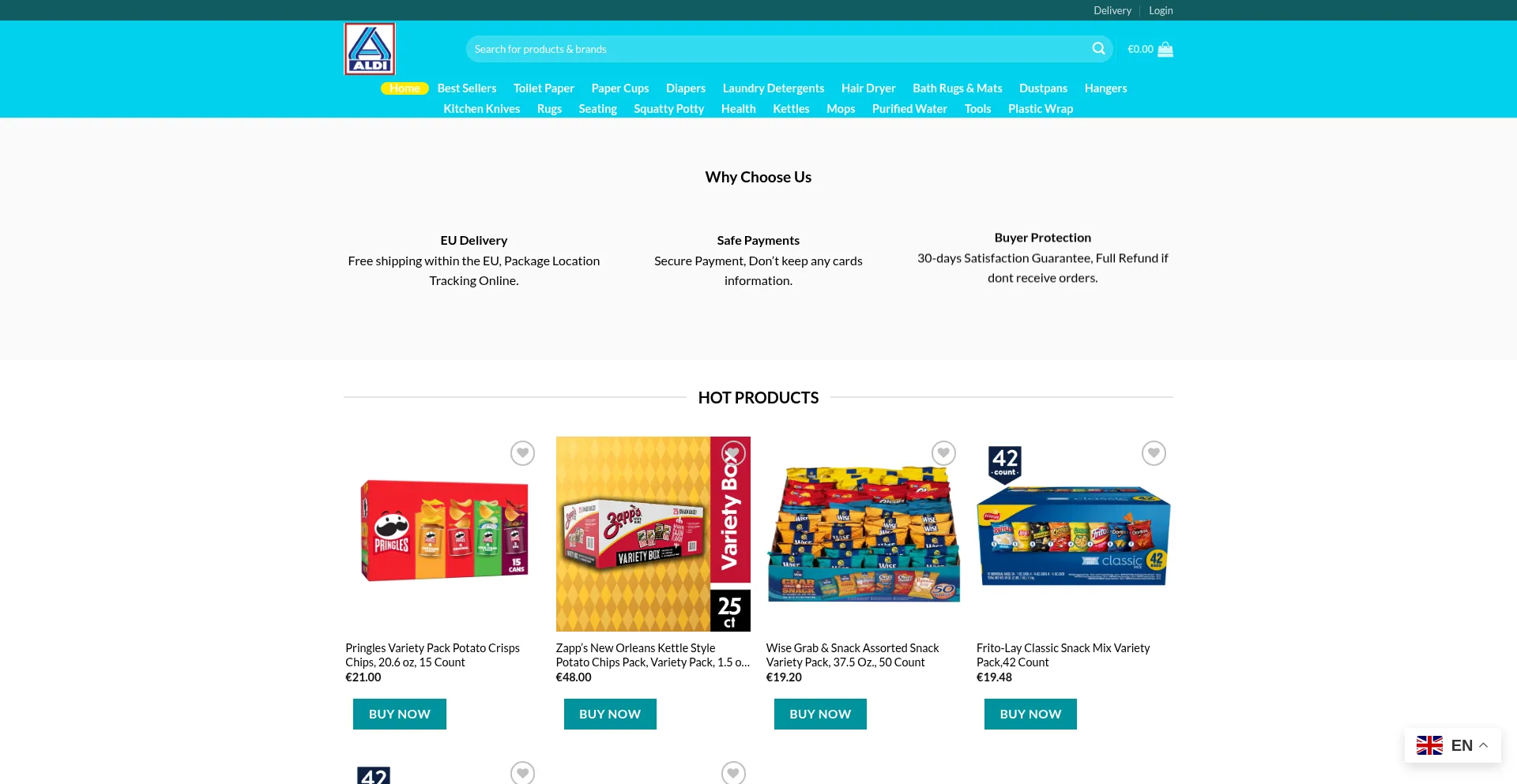 Website screenshot of Spacesteward.shop