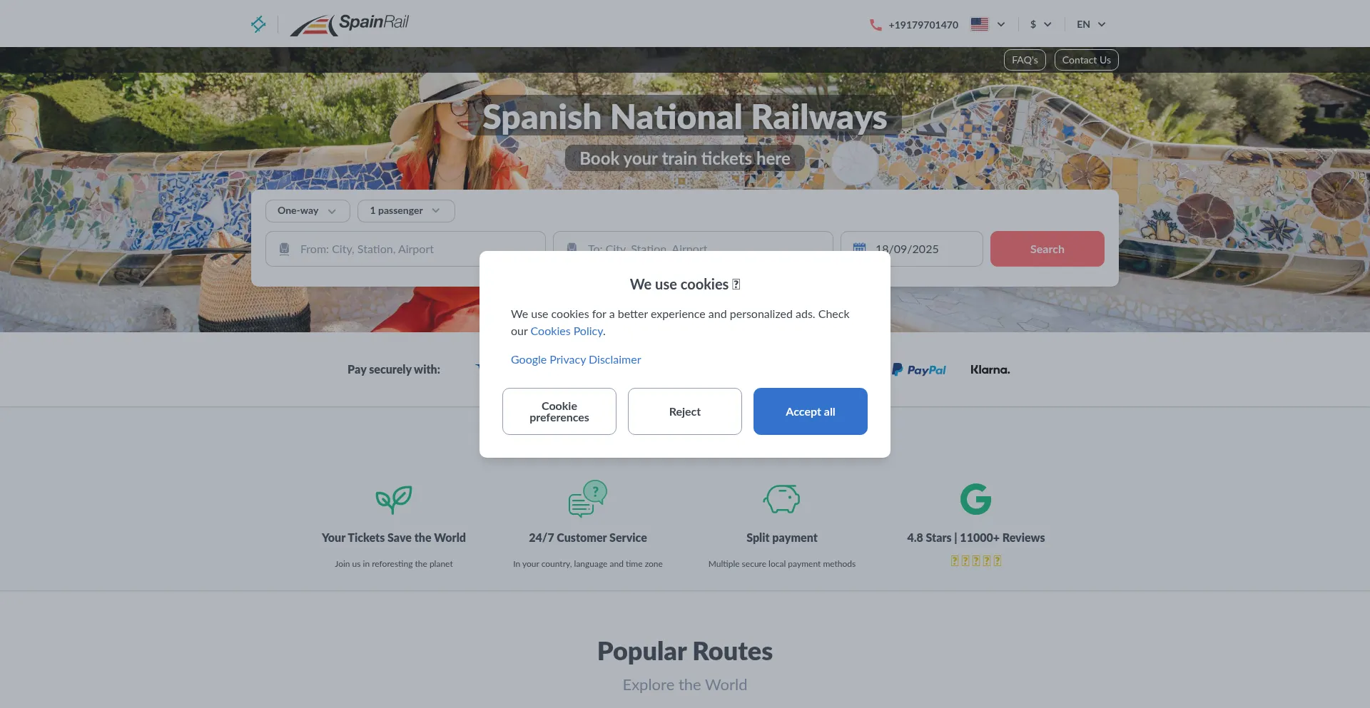¿És Seguro y Confiable Spainrail.com?