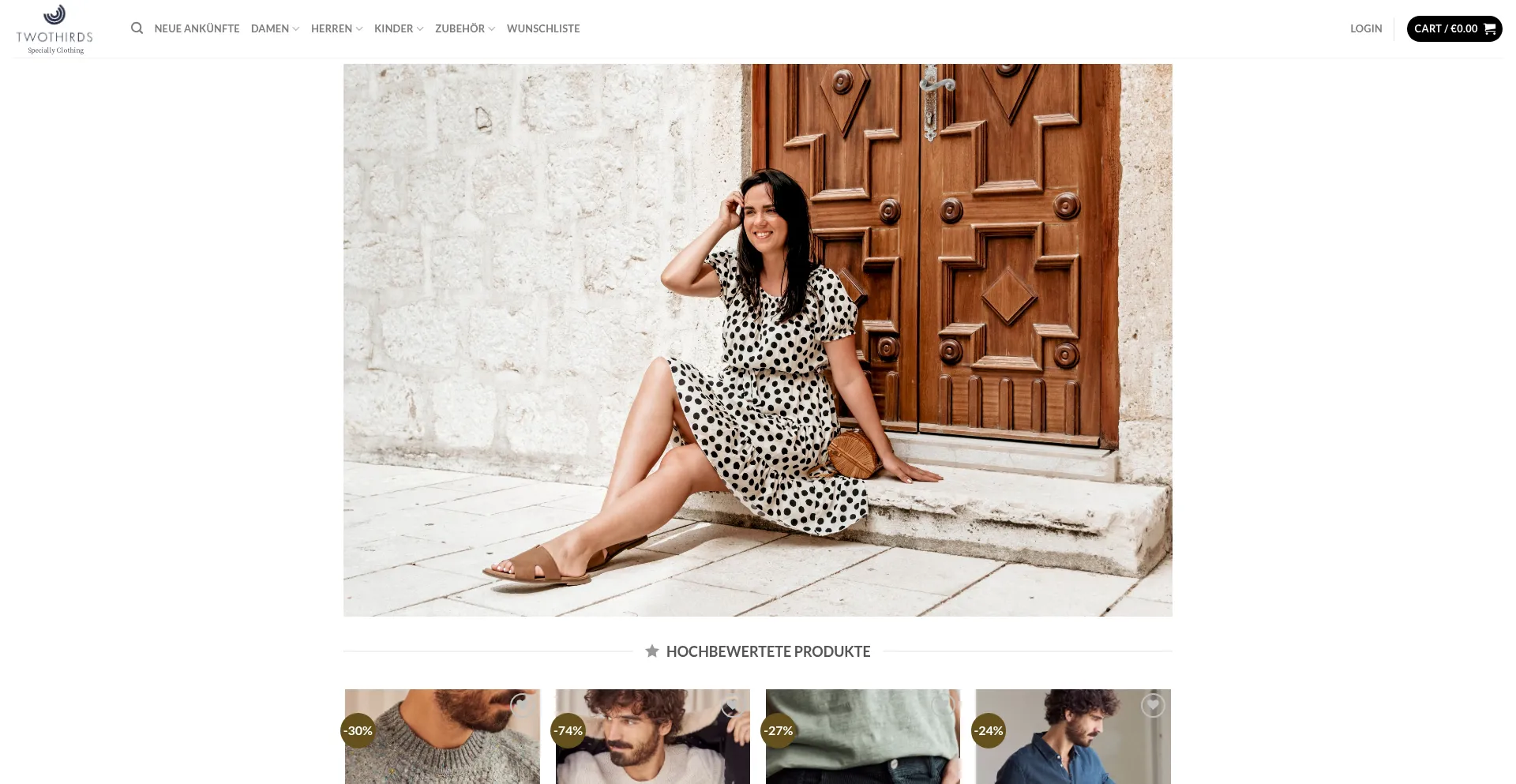 Website screenshot of Speciallyclothing.com