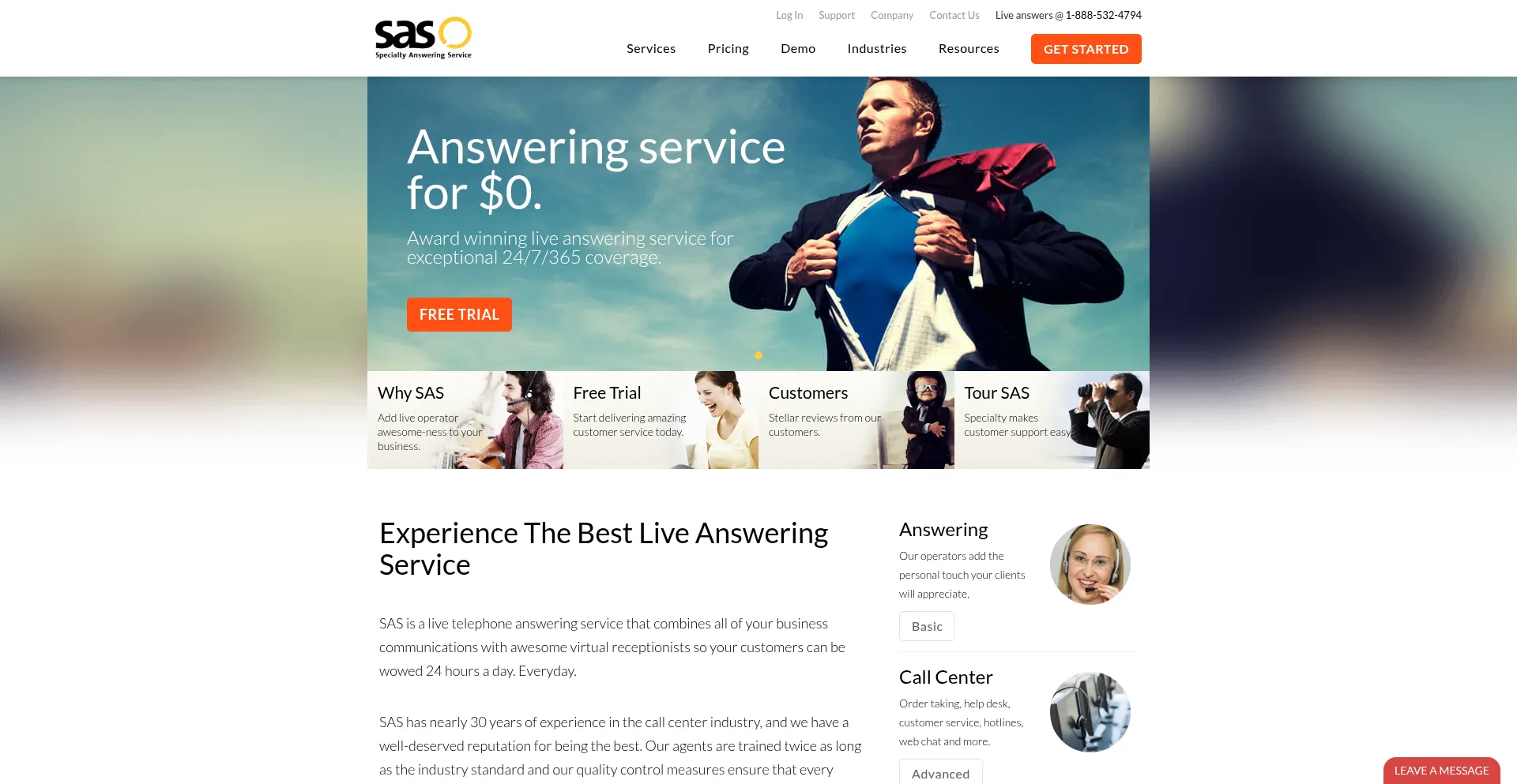 ¿És Seguro y Confiable Specialtyansweringservice.net?