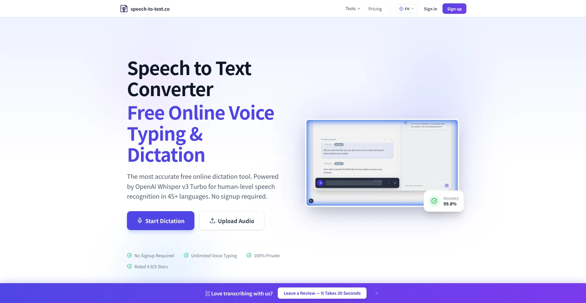 Speech-to-text.co