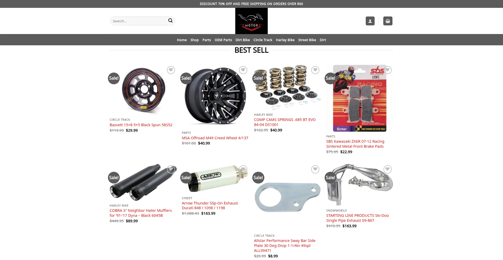 Website screenshot of Speedlegendstore.com