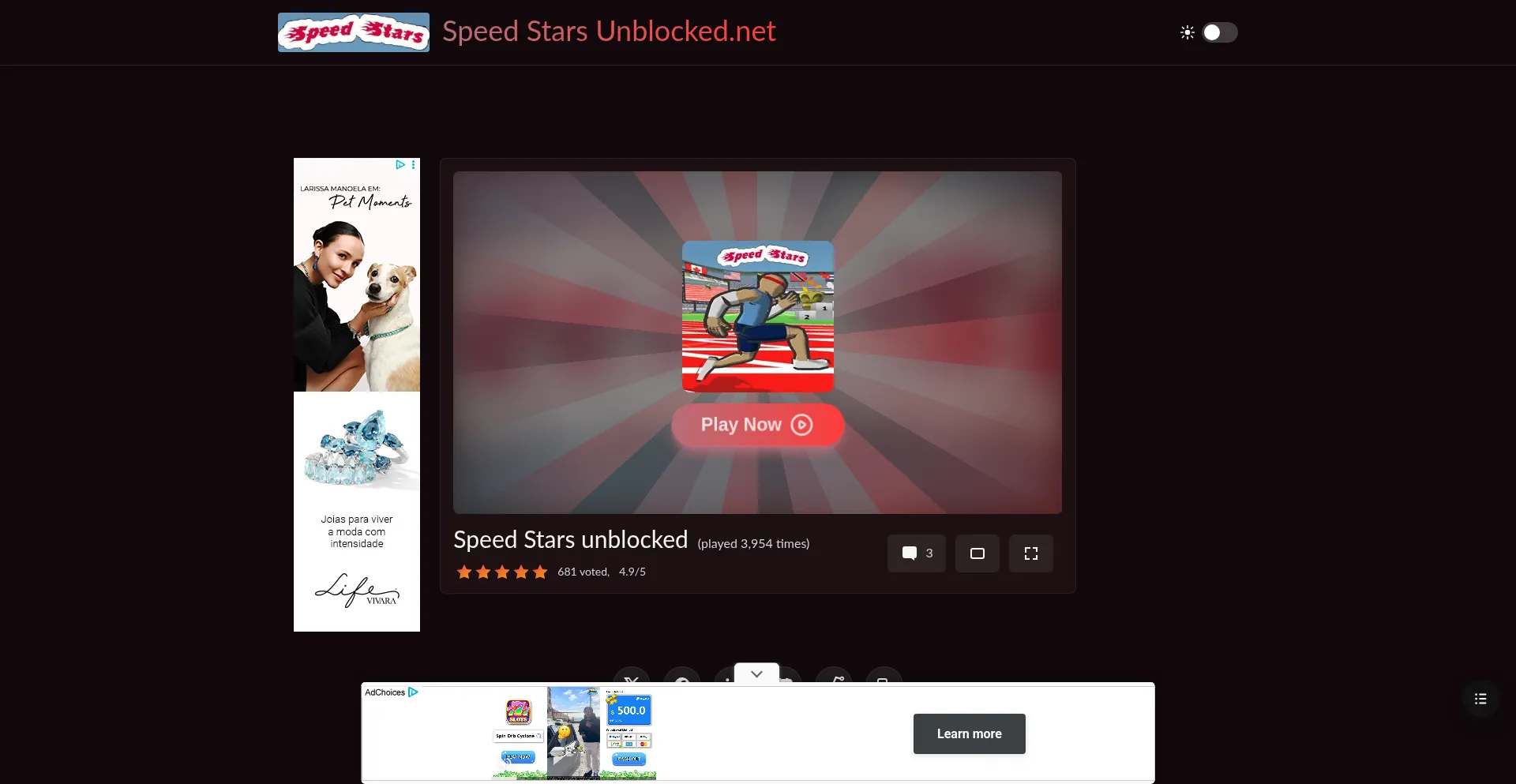 ¿És Seguro y Confiable Speedstarsunblocked.net?