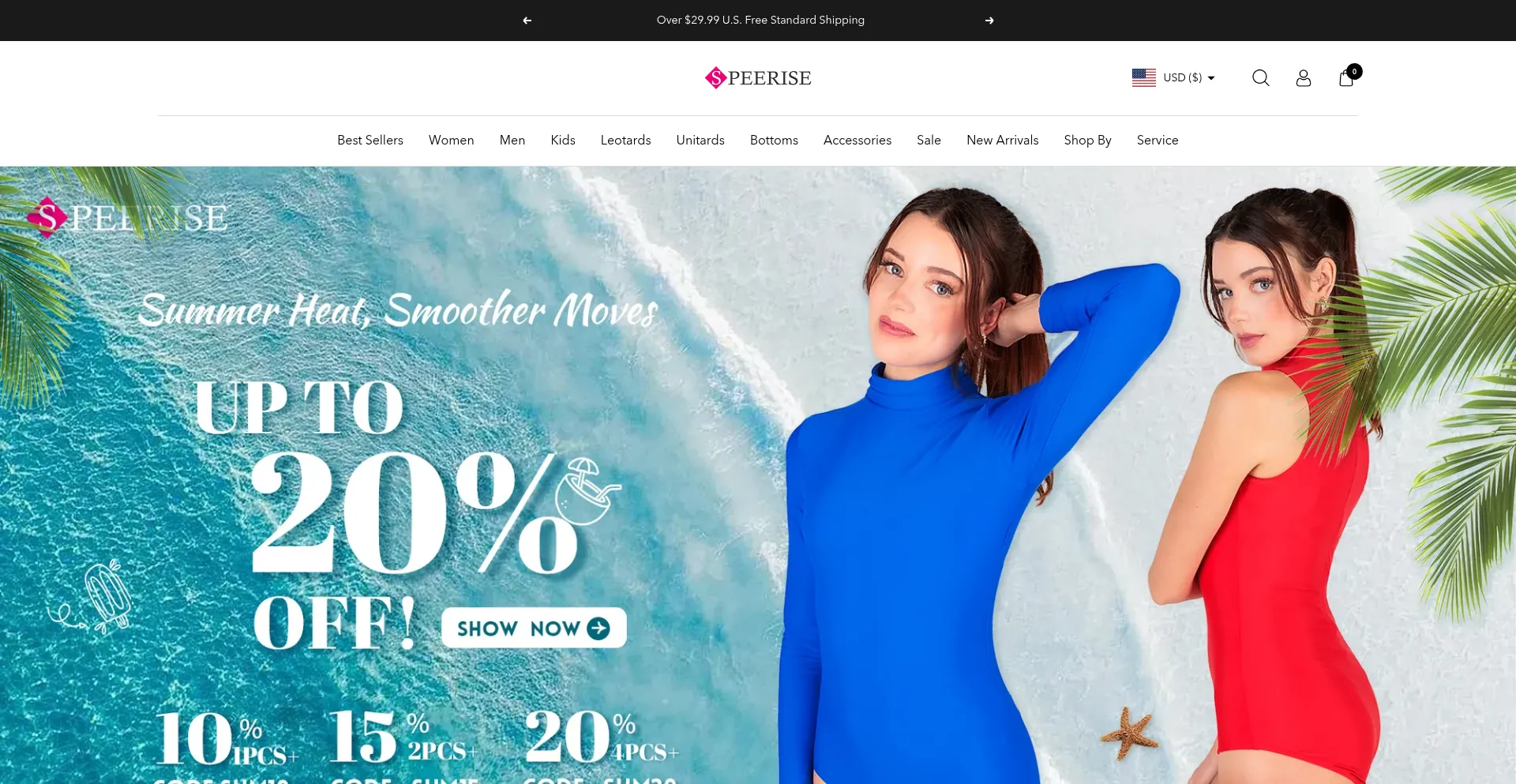 Website screenshot of Speerise.com
