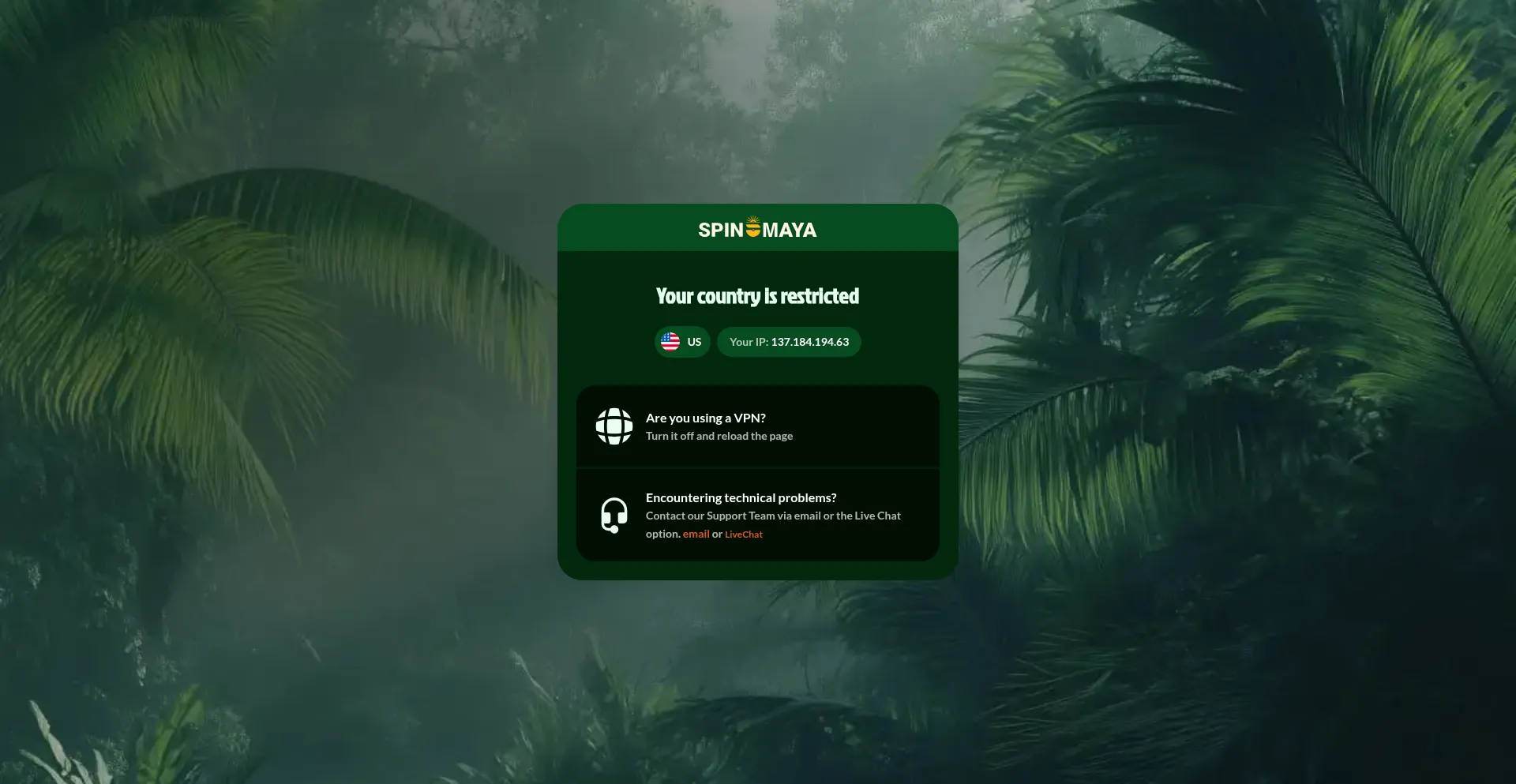 Spinmaya.com Screenshot