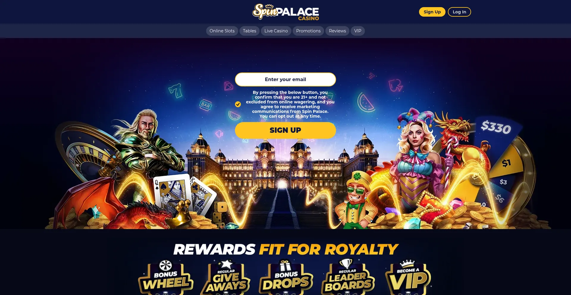 ¿És Seguro y Confiable Spinpalace.com?