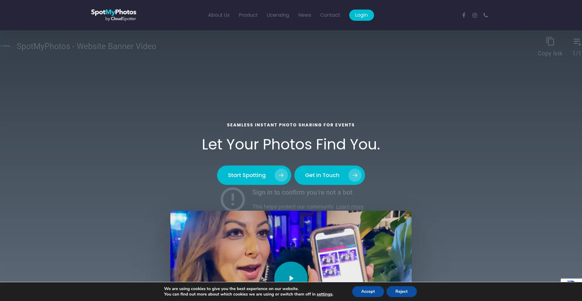 ¿És Seguro y Confiable Spotmyphotos.com?