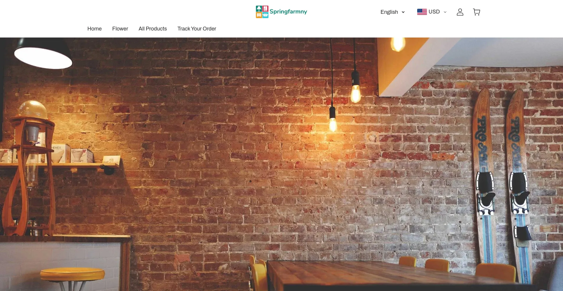 Website screenshot of Springfarmny.com