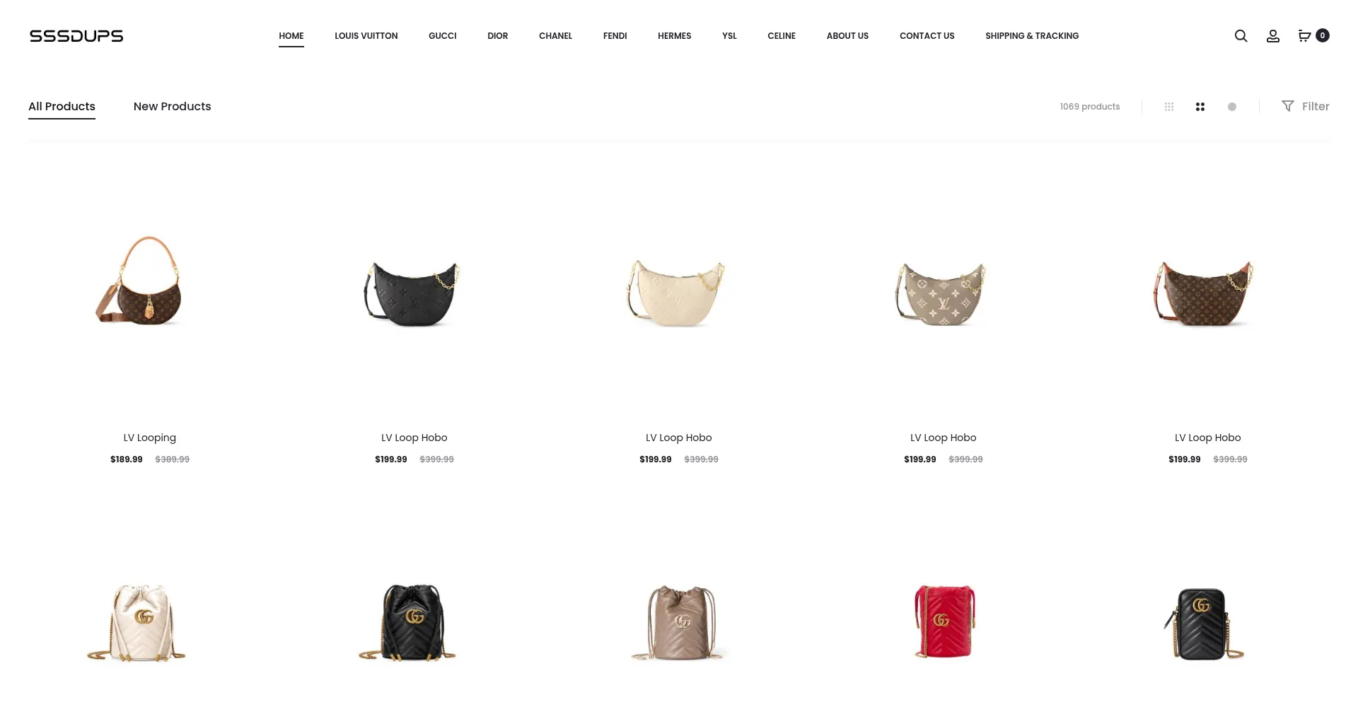 Website screenshot of Sssdups.com