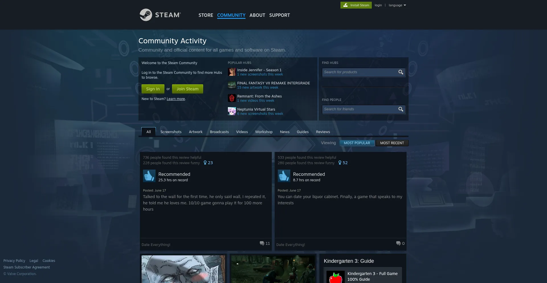 Website screenshot of St.eamcn.com