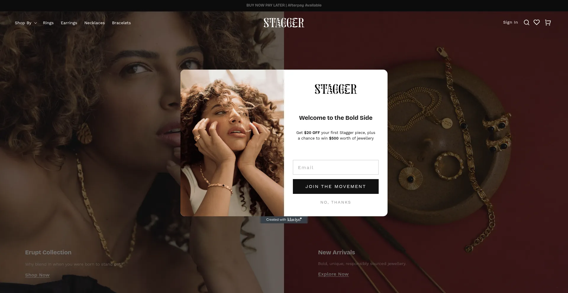Staggerstore.com Screenshot