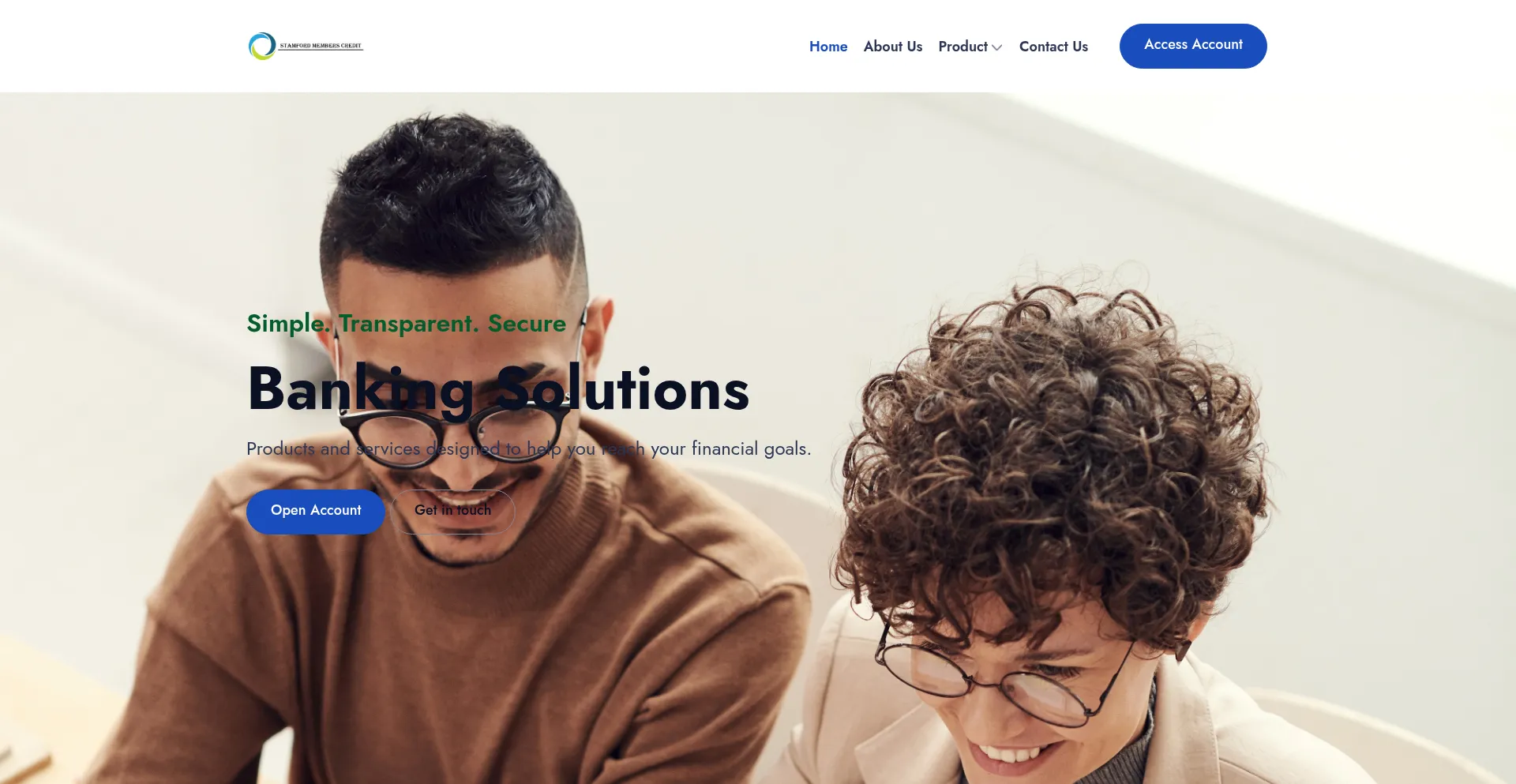 Website screenshot of Stamfordmemberscredit.com