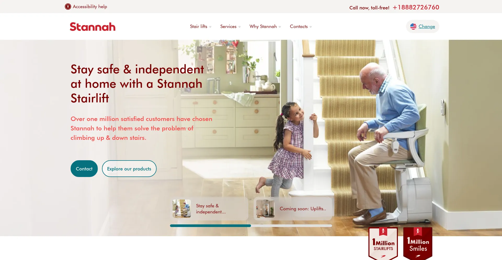 ¿És Seguro y Confiable Stannah-stairlifts.com?