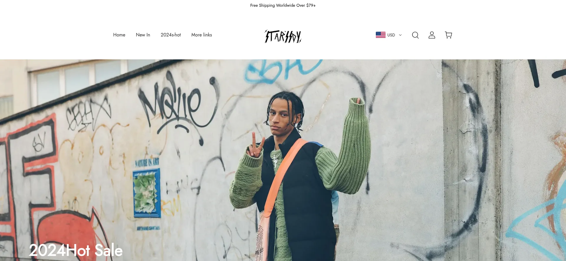 Website screenshot of Starssdy.com