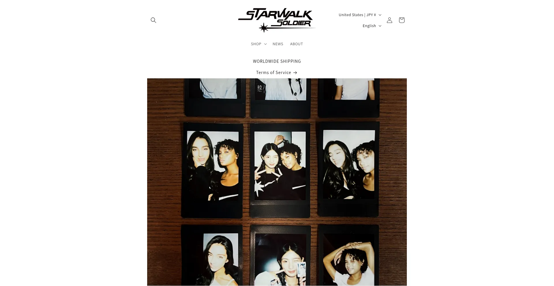 Website screenshot of Starwalksoldier.co