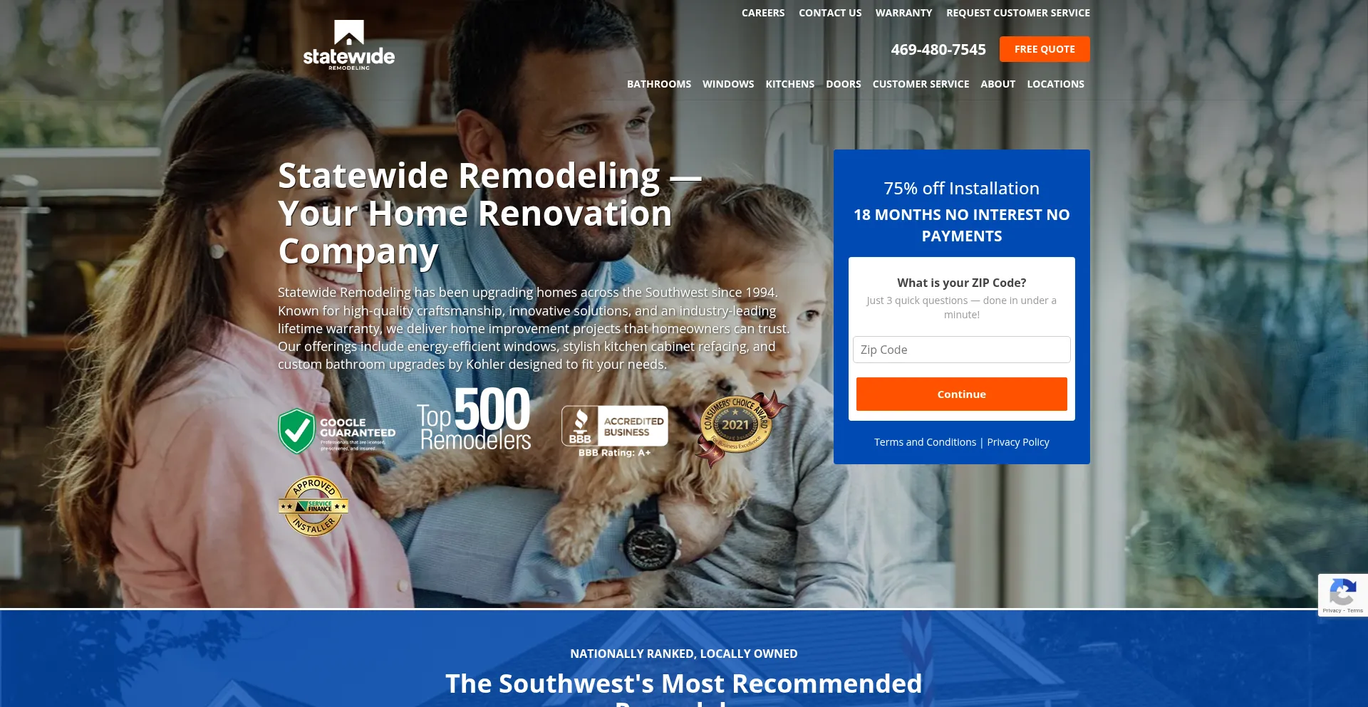 Statewideremodeling.com Screenshot