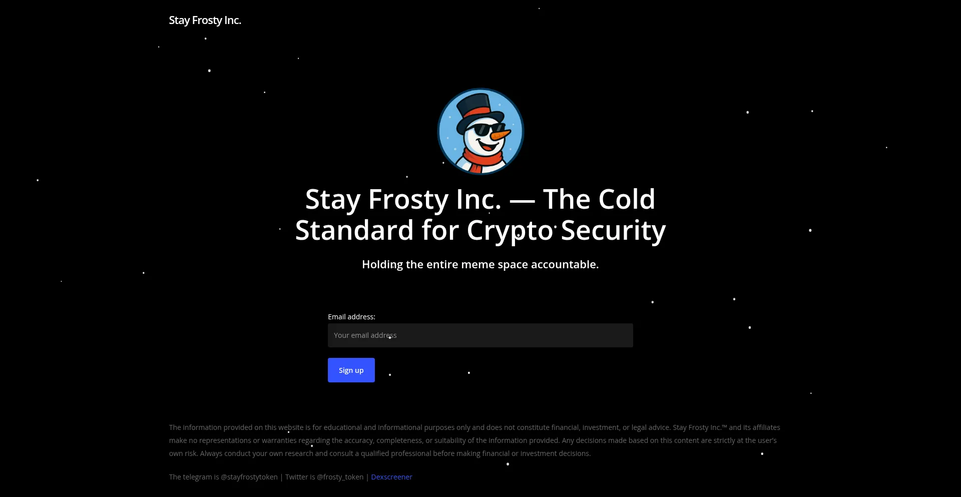 Stayfrostyinc.com