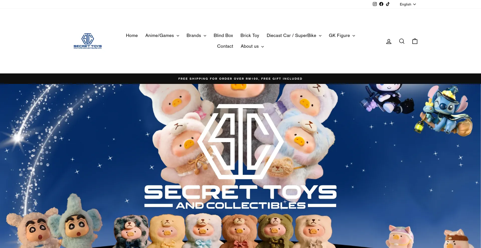 Website screenshot of Stctoys.com