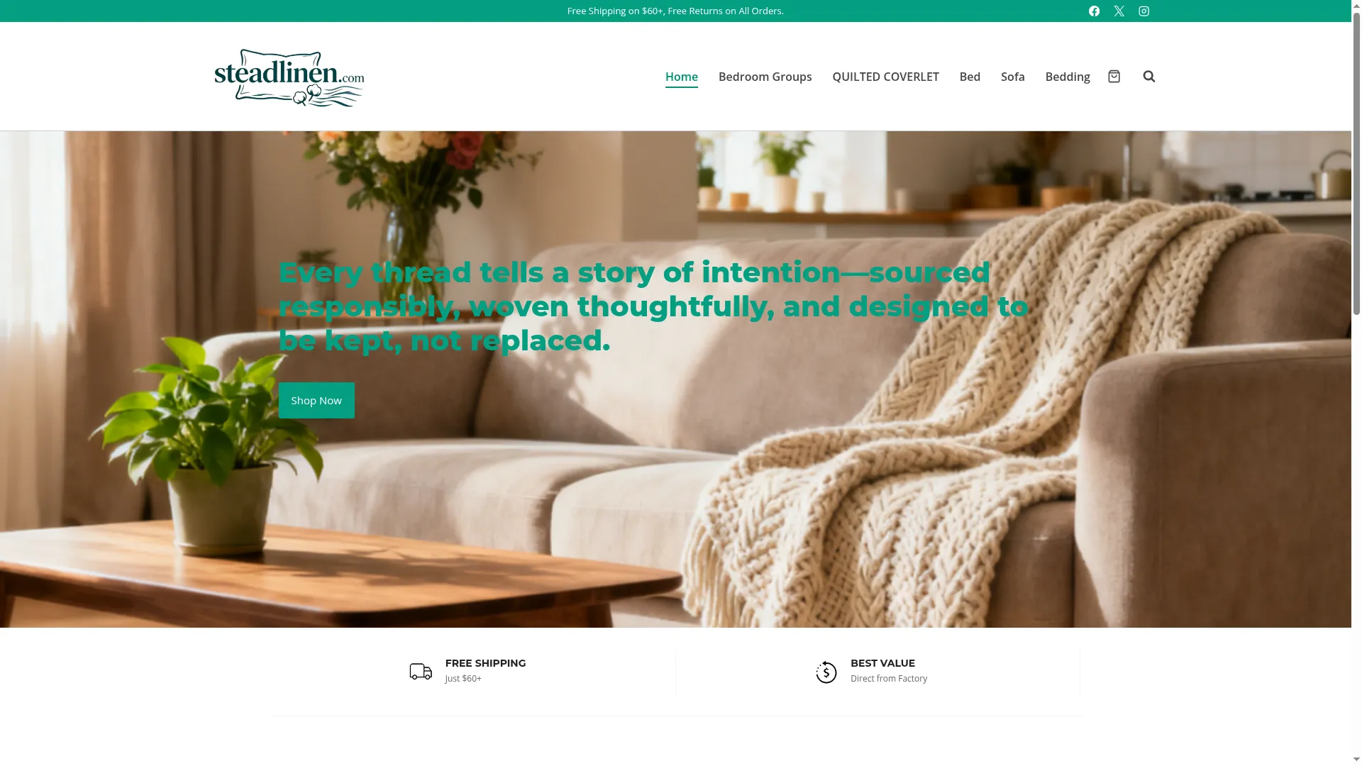 Steadlinen.com