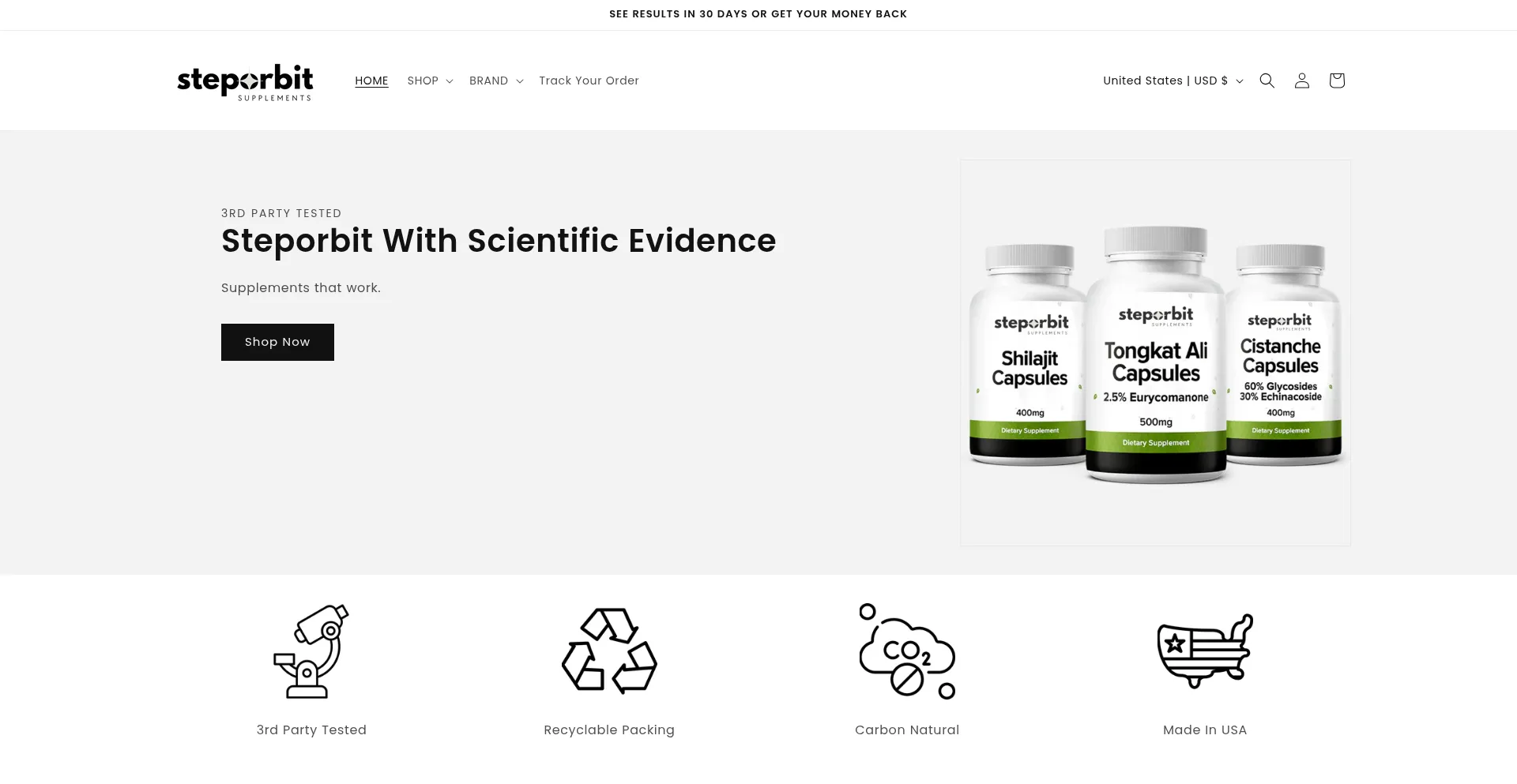 ¿És Seguro y Confiable Steporbit.com?