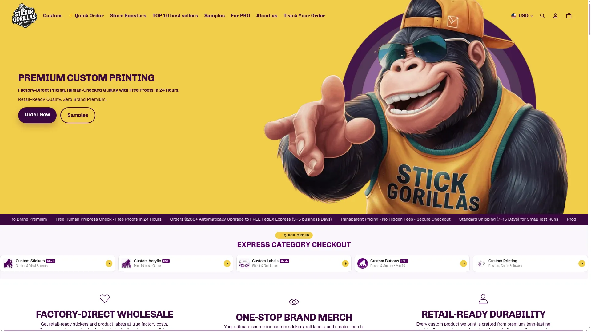 Stickergorillas.com