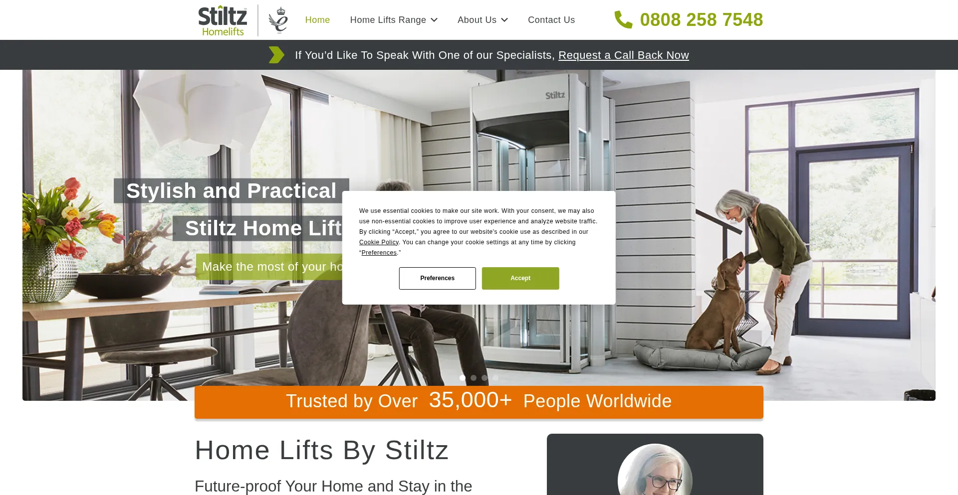 Stiltz.co.uk Screenshot