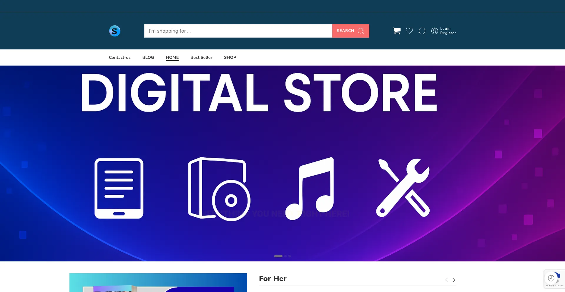 Website screenshot of Stiward.store
