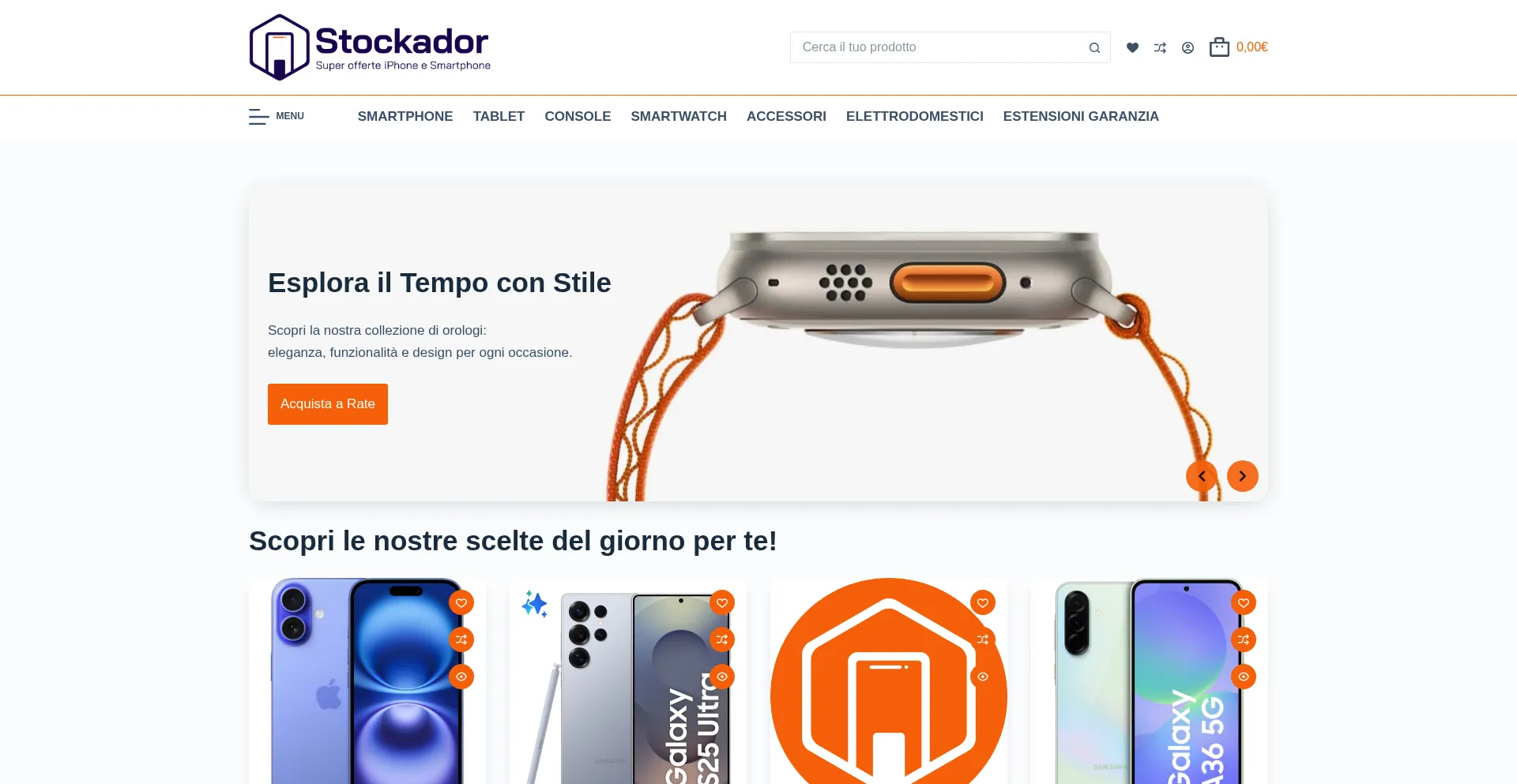 Stockador.com Screenshot