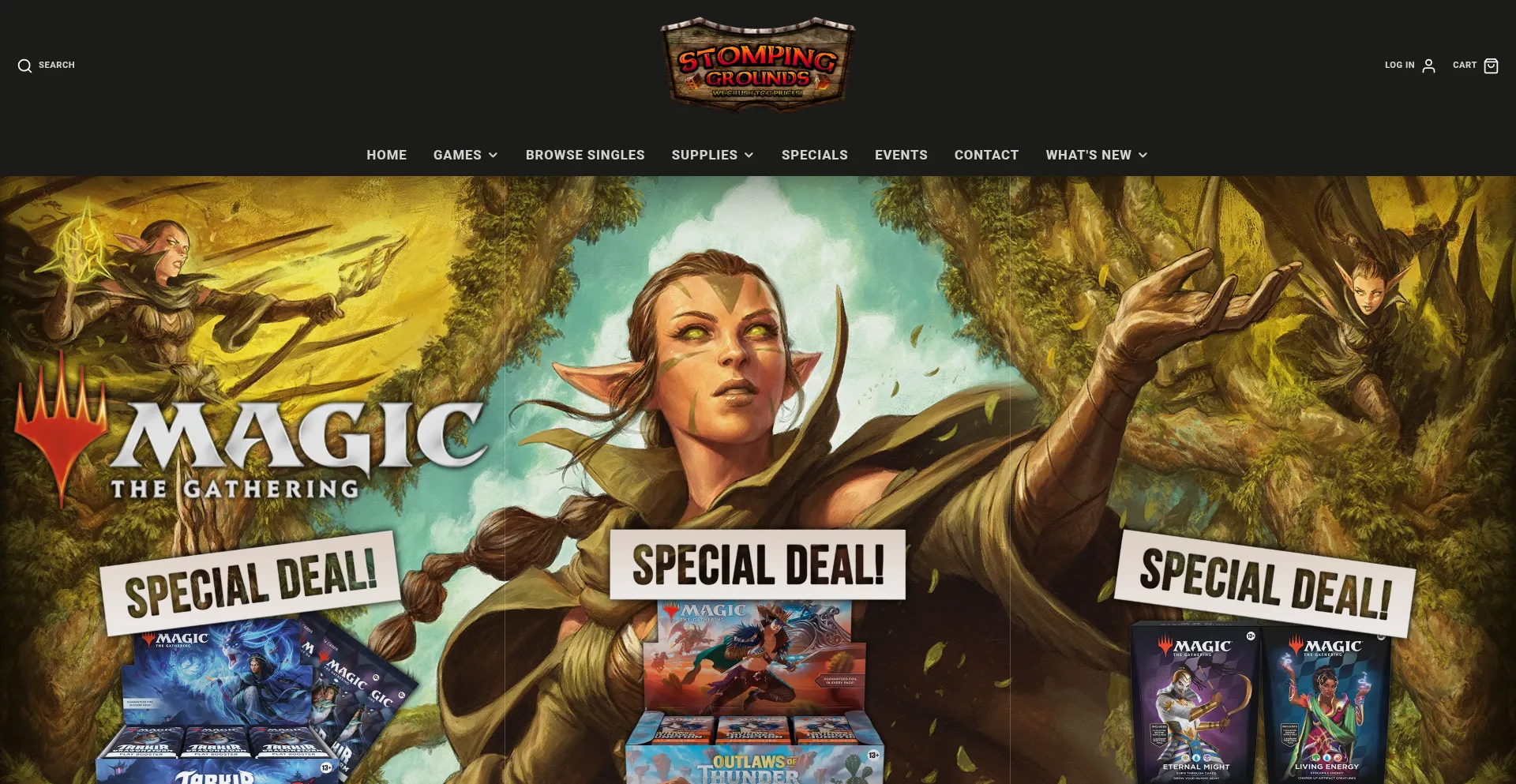Stompinggroundstcg.com