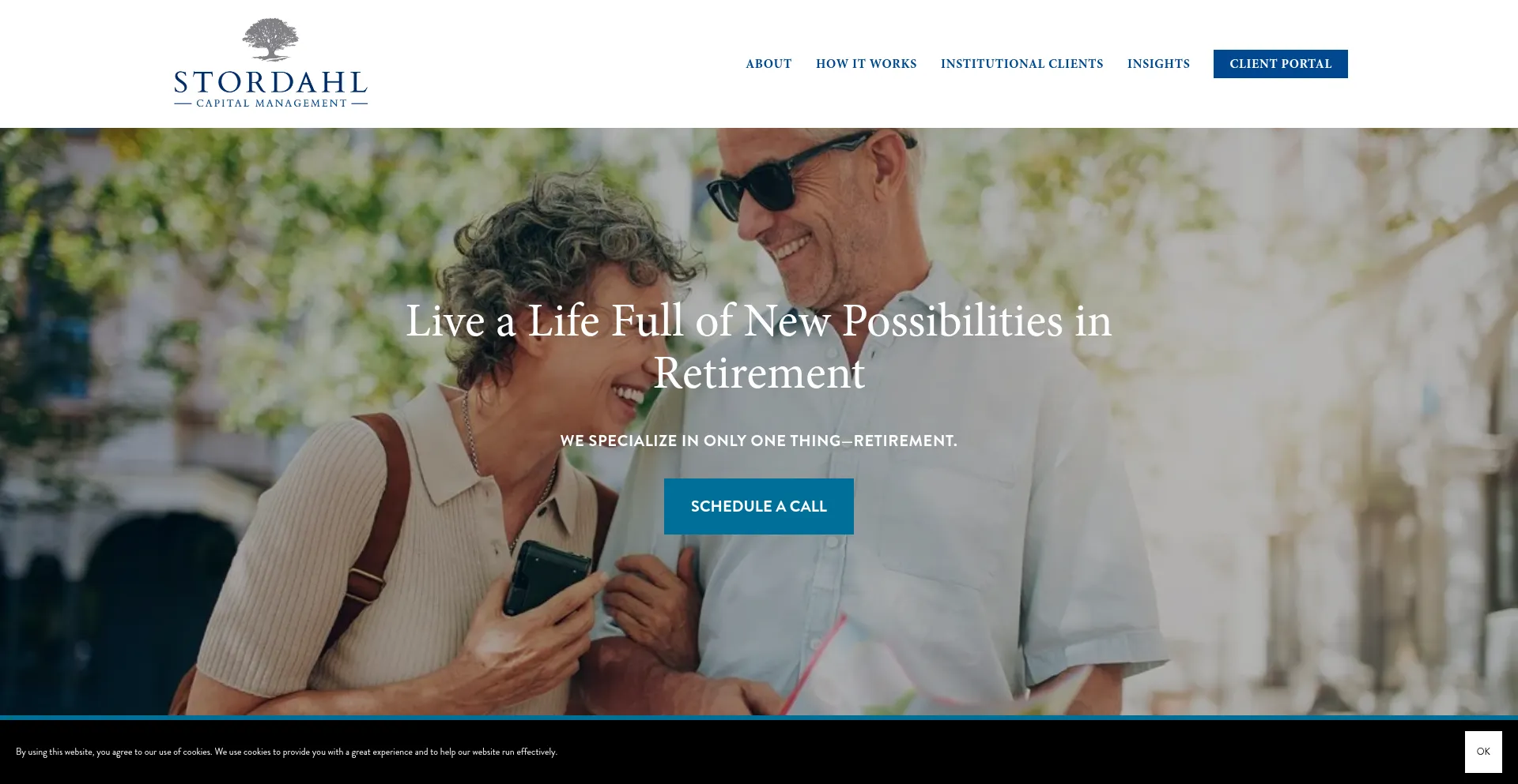 Website screenshot of Stordahlcap.com