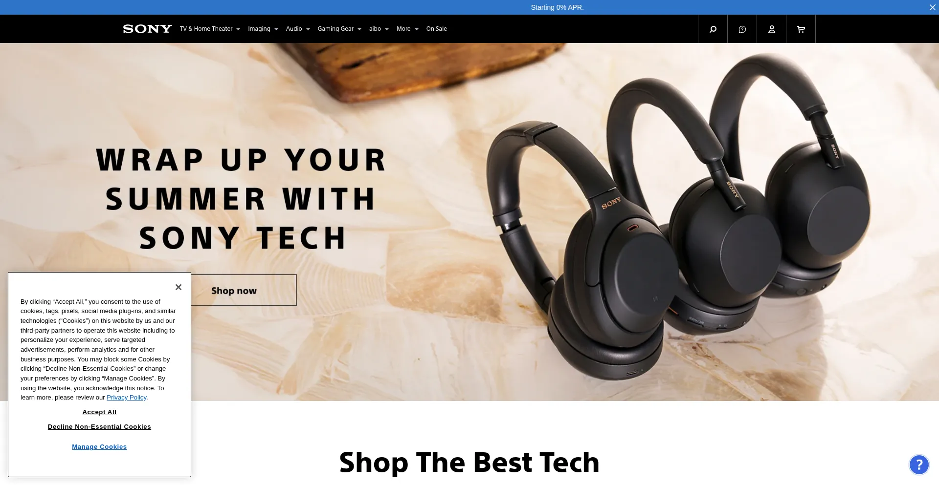 Store.sony.com Screenshot