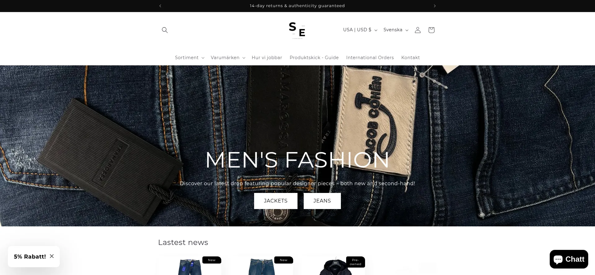 Website screenshot of Storeenda.com