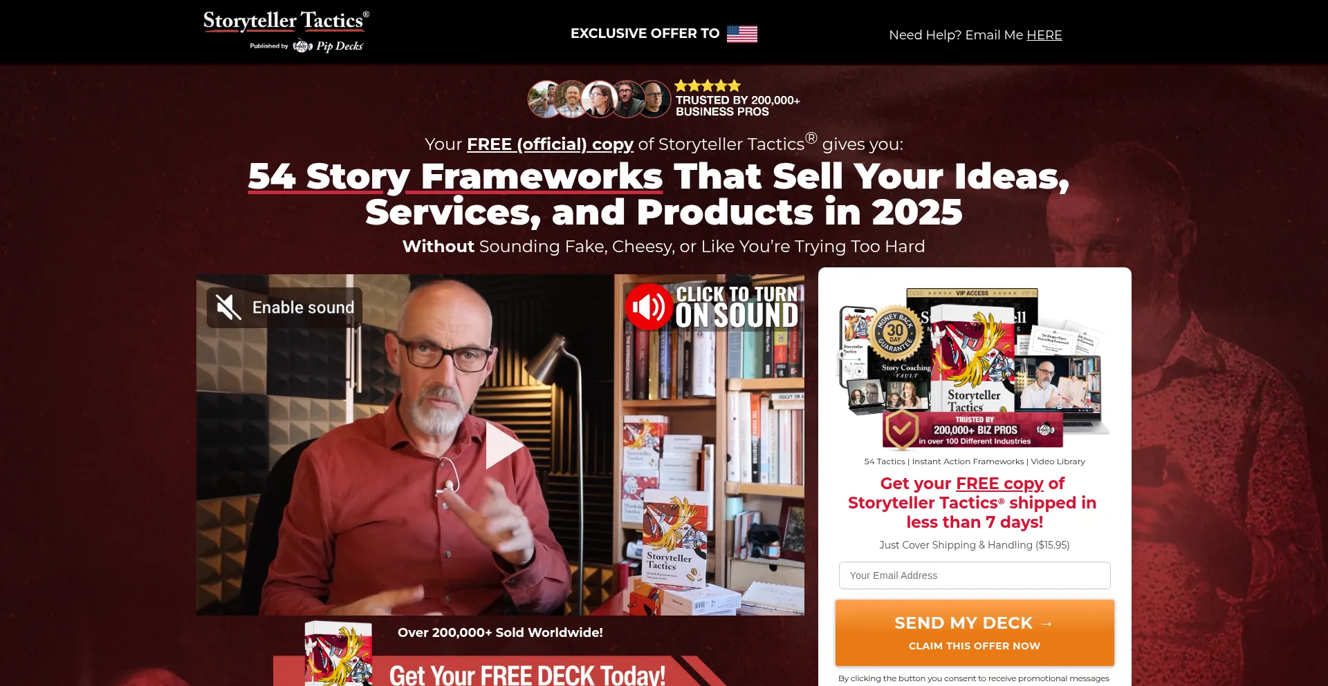 Storytellertactics.com Screenshot