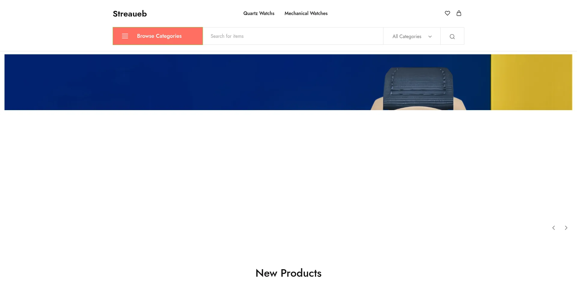 Website screenshot of Streaueb.com