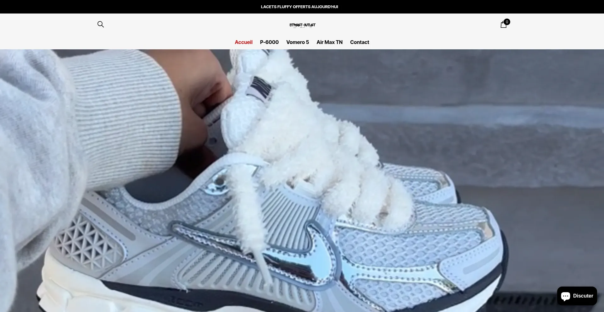 Website screenshot of Street-outlet.com