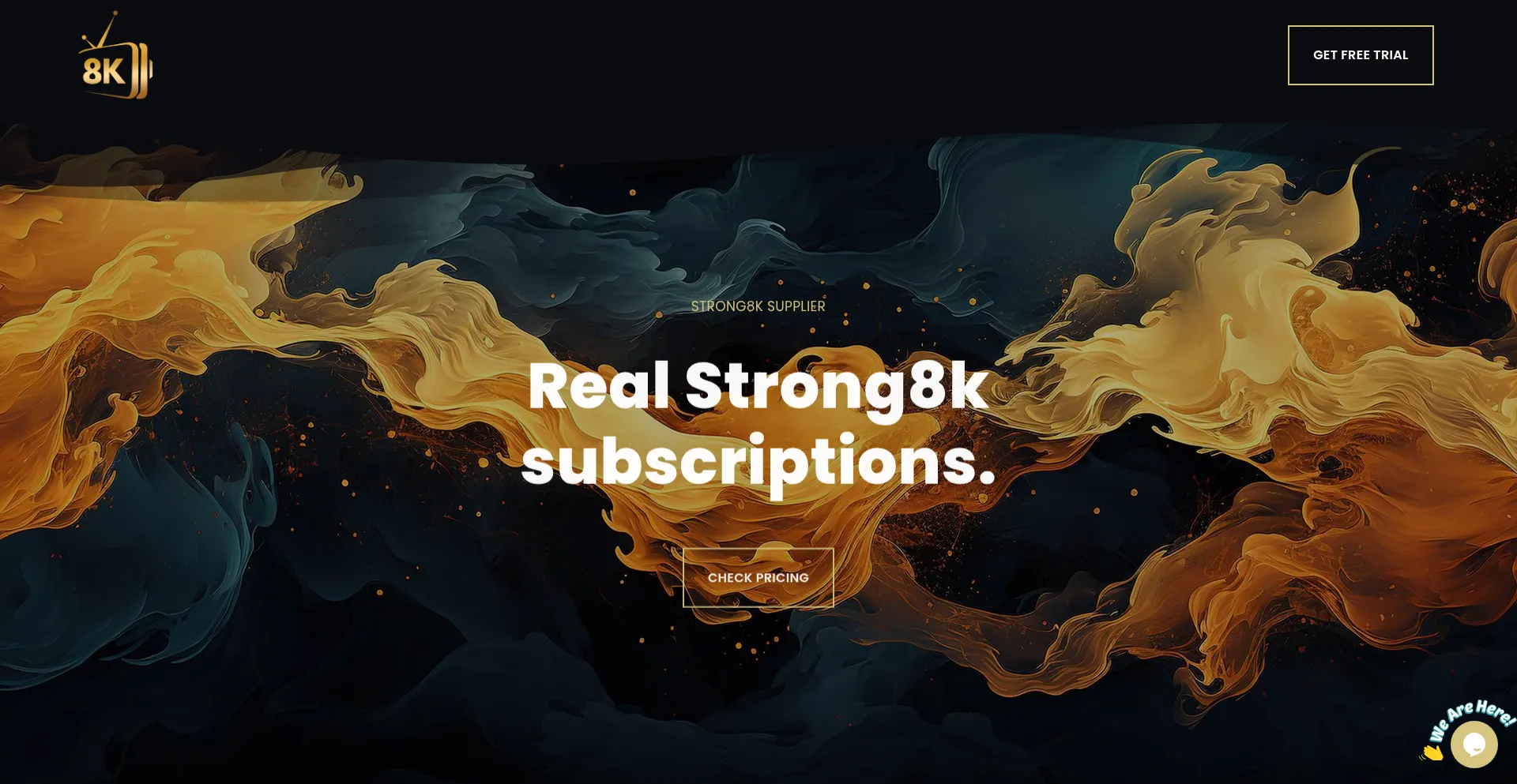 Website screenshot of Strong8k.website