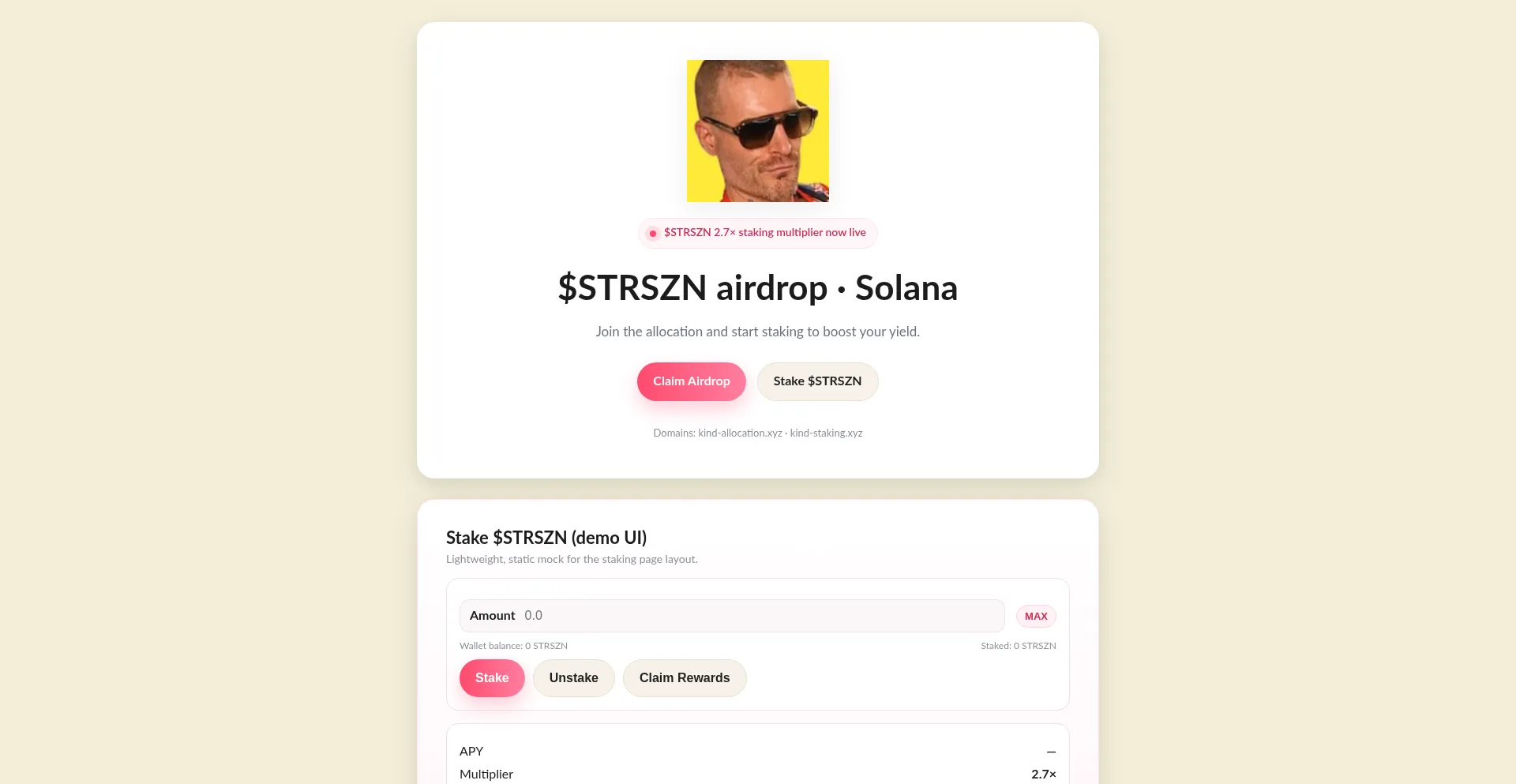 Strszn-allocations.xyz Screenshot