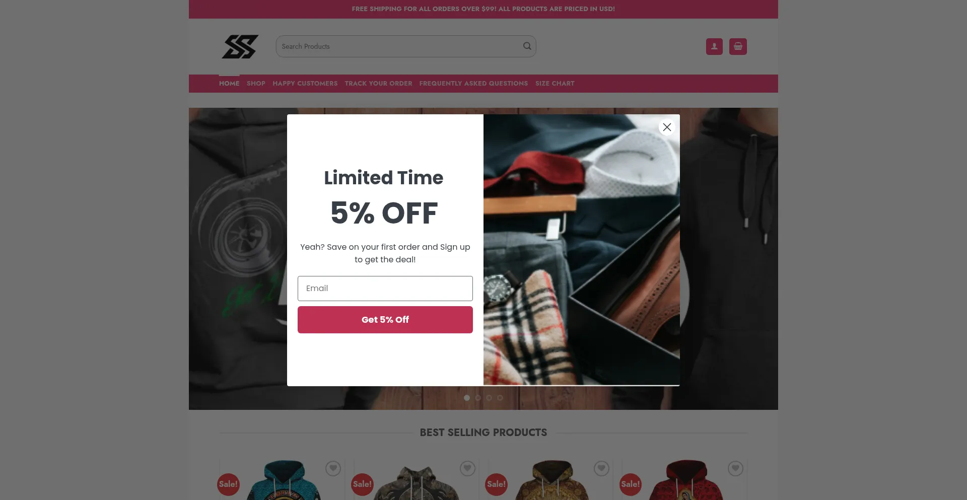 Website screenshot of Stylespotx.com