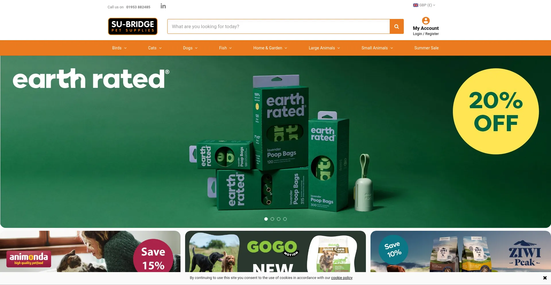 Website screenshot of Su-bridge.co.uk
