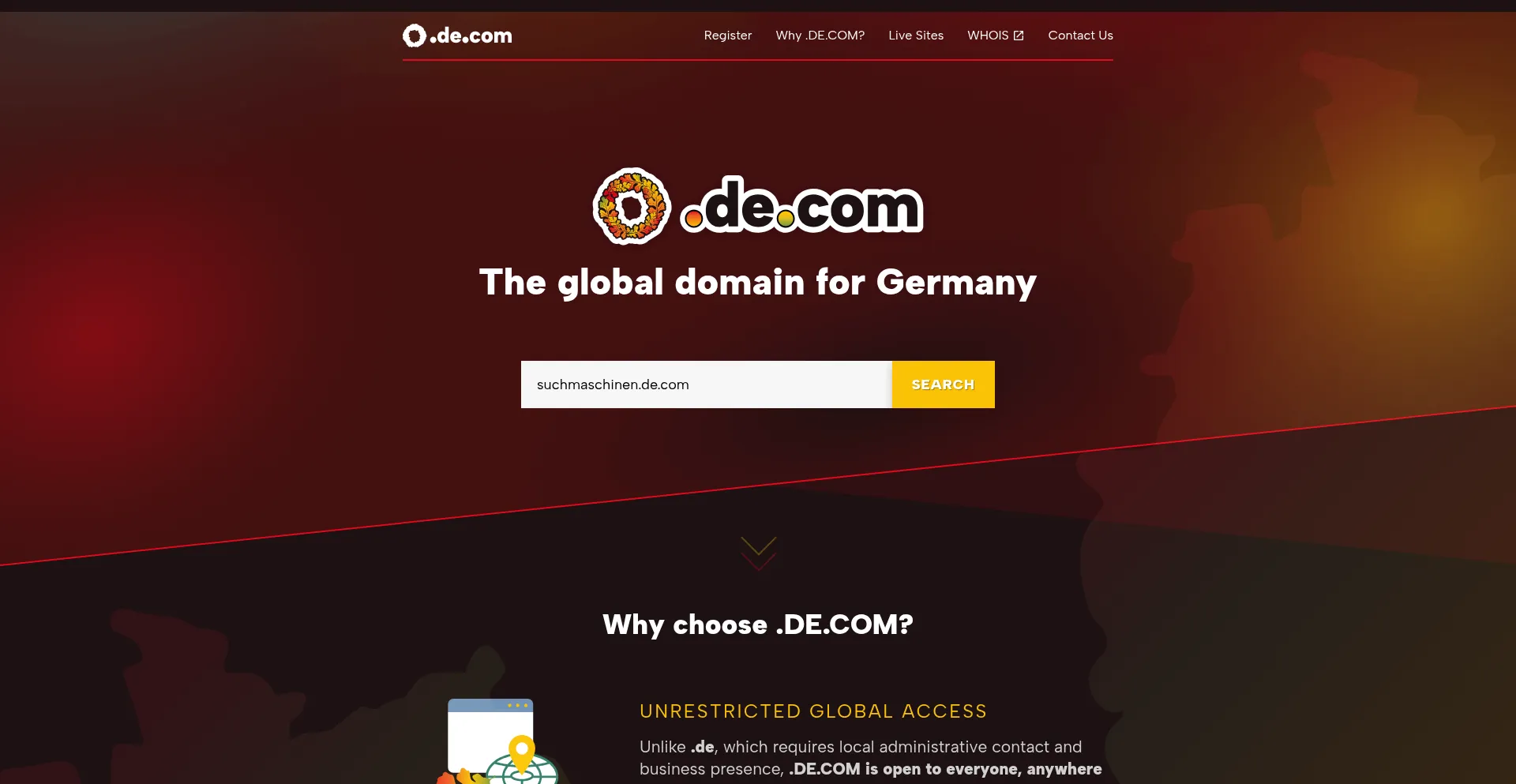 Suchmaschinen.de.com Screenshot