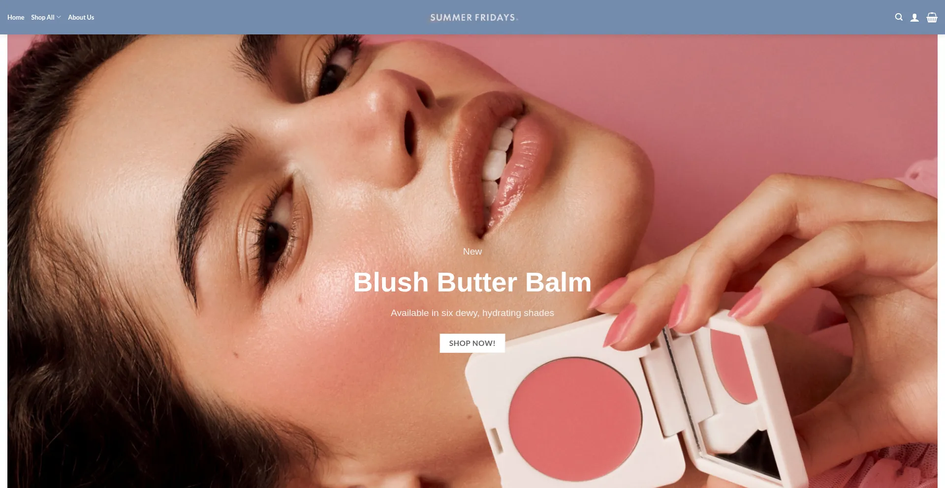 Website screenshot of Summerfridayes.com