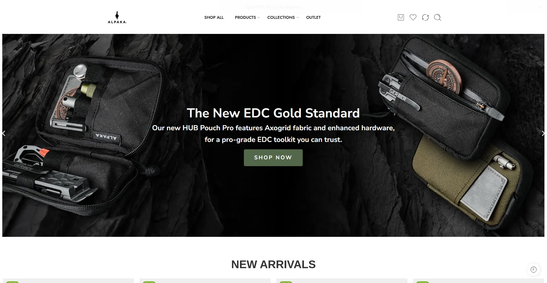 Website screenshot of Summittrekgear.com