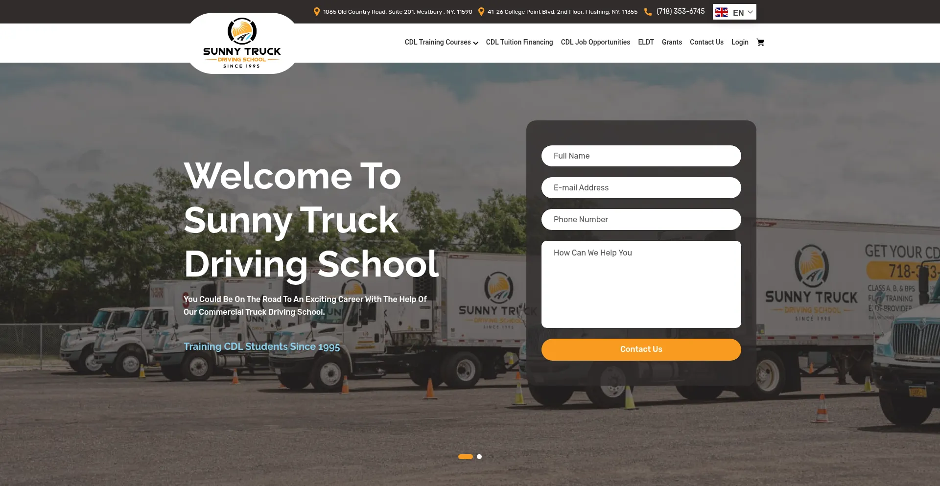 Sunnytruckdrivingschool.com