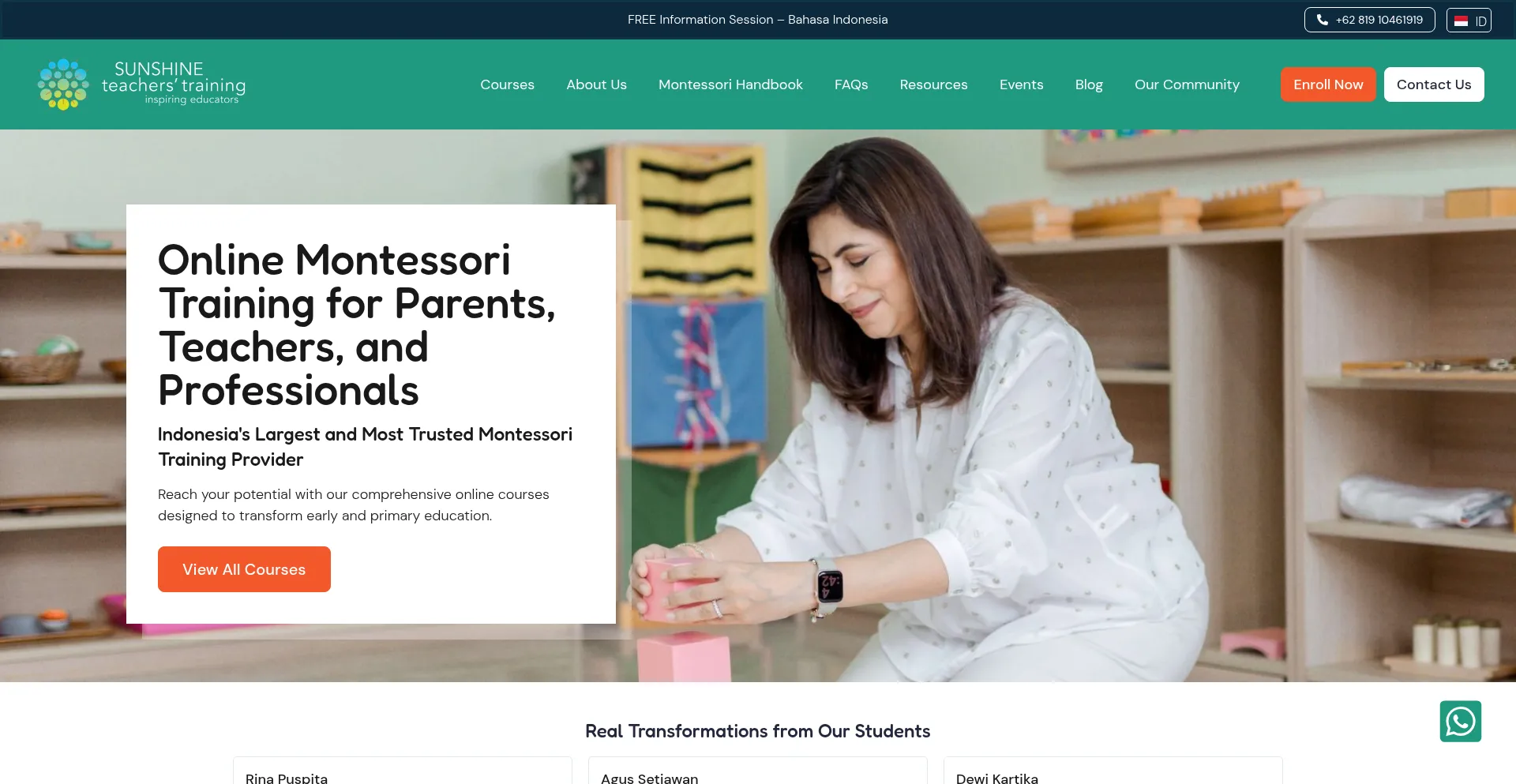 Sunshineteacherstraining.id