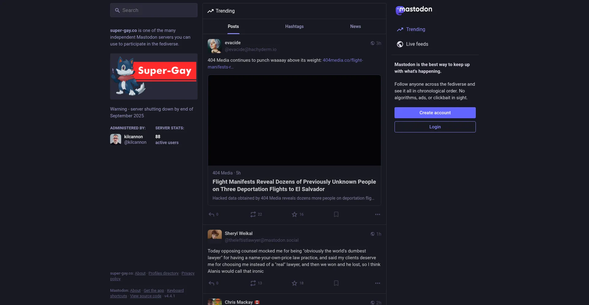 Website screenshot of Super-gay.co